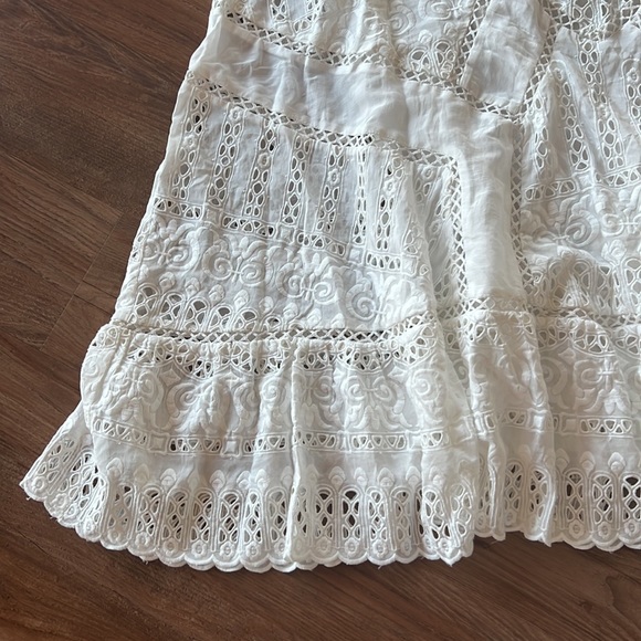 Zimmermann Porcelain Panelled Smock Dress - Picture 10 of 13